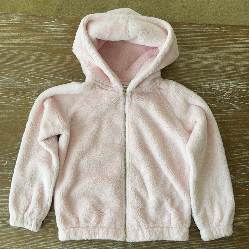 Colorful Planet Girls Fluffy Cardigan Hoodie SizeM